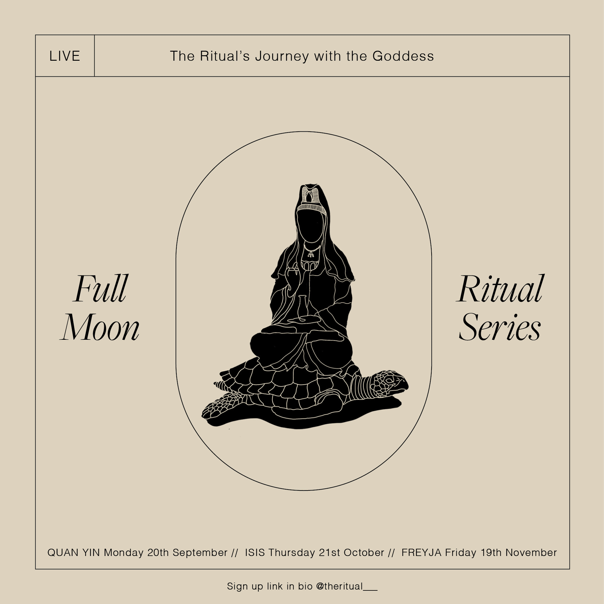 Full Moon Ceremony Goddess Series The Ritual